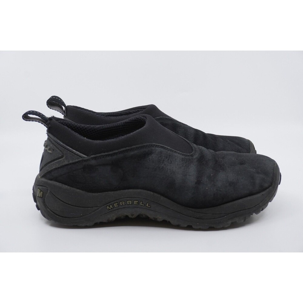 Merrell Orbit Moc Mens Size 9.5 Black Suede Outdoor Hiking Walking Shoes Winter